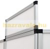 Promotional mobile stand 180x200cm stand screen display exhibition wall white