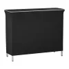 Összecsukható mobil kiállítási pult polccal 110x38,5x88,5 cm bárpult hordtáskával mobil promóciós pult
