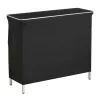 Összecsukható mobil kiállítási pult polccal 110x38,5x88,5 cm bárpult hordtáskával mobil promóciós pult