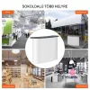 Mobil összecsukható promóciós és kiállítási pult 130x46,5x95 cm tárolópolccal