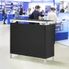 Mobil összecsukható kiállítási és promóciós pult 97,5x38,5x87 cm fekete