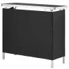 Mobil összecsukható kiállítási és promóciós pult 97,5x38,5x87 cm fekete