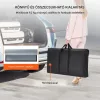 Mobil összecsukható promóciós és kiállítási pult 90x49x94 cm fekete-ezüst