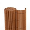 Anti-view artificial reed 100x300 cm brown fence cover roll windbreak PVC 