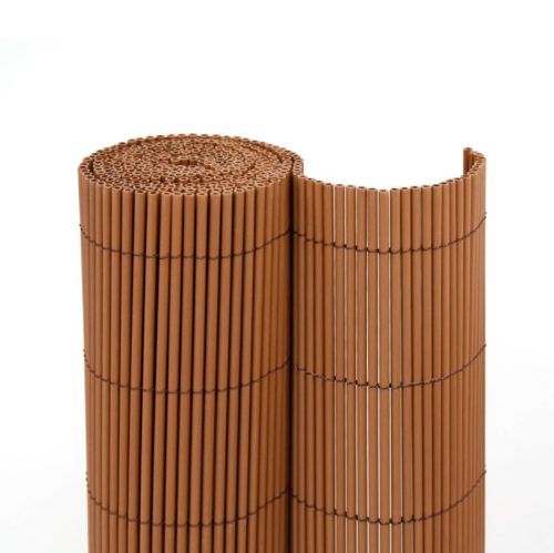 Anti-view artificial reed 120x300 cm brown fence cover roll windbreak PVC 