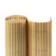  Anti-view artificial reed 140x1000 cm in bamboo color fence cover roll wind deflector PVC 