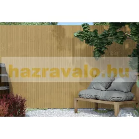Belátásgátló műnád 90x300 cm bambusz színben kerítés takaró tekercs szélfogó PVC