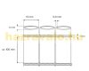  Anti-view artificial reed 90x300 cm in bamboo color MORE SIZES fence cover roll wind deflector PVC 