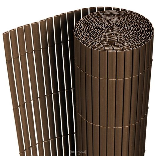 Anti-view artificial cane in various sizes in brown color fence cover roll wind deflector PVC 90x300 cm