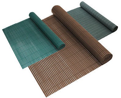 Anti-view artificial cane in various sizes in gray, brown, green fence cover roll windbreak PVC 90x300 cm