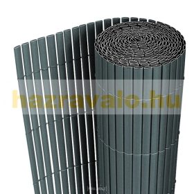 Belátásgátló műnád 90x300 cm szürke színben kerítés takaró tekercs szélfogó pvc