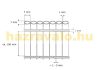 Anti-view artificial reed 90/100/120/180x300 cm brown color fence cover roll windbreak PVC 