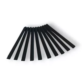   Kerítésbe fűzhető PVC műanyag szalaghoz fekete színben 10 darab tartalék rögzítő klipsz 19cm magas belátásgátló szélfogóhoz