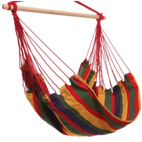 Relax 1 kényelmes fa rudas piros függőszék 1 kampós 