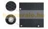Polirattan anti-view windbreak for balcony 100 cm high 20 m roll for terrace weatherproof shade anthracite color with fasteners