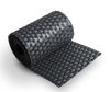 Polyrattan privacy tape 255 cm long 19 cm high anthracite color Wind deflector that can be attached to a fence