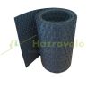 Polyrattan privacy tape 255 cm long 19 cm high anthracite color Wind deflector that can be attached to a fence