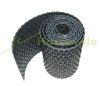 Polyrattan privacy tape 255 cm long 19 cm high anthracite color Wind deflector that can be attached to a fence