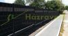 Polyrattan privacy tape 255 cm long 19 cm high anthracite color Wind deflector that can be attached to a fence