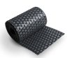 Polyrattan privacy tape, 80-meter roll, anthracite-colored wind deflector that can be tied to a fence
