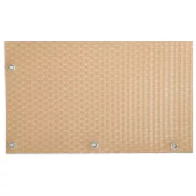 Polirattan belátásgátló szélfogó erkélyre 100x300 cm teraszra időjárásálló árnyékoló bézs szín