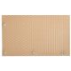 Polyrattan anti-view windbreak for balcony 100x500 cm for terrace weatherproof shade beige color with fasteners