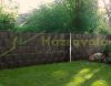 Polyrattan privacy tape, 80 meter roll, wind deflector that can be attached to a beige fence