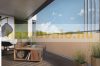 Polyrattan anti-view windbreak for balcony 90x500 cm for terrace weatherproof shade beige color with fasteners