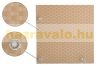 Polyrattan anti-view windbreak for balcony 90x500 cm for terrace weatherproof shade beige color with fasteners
