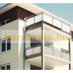   Polirattan belátásgátló szélfogó erkélyre 100x300 cm teraszra időjárásálló árnyékoló fehér szín rögzítőkkel ellátott