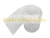 Polyrattan privacy tape 255 cm long 19 cm high white color Wind deflector that can be attached to a fence