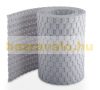 Polyrattan privacy tape 255 cm long 19 cm high white color Wind deflector that can be attached to a fence