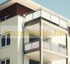 Polyrattan anti-view windbreak for balcony 90 cm high 20 m roll for terrace weatherproof shade white color with fasteners