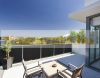 Polyrattan anti-view windbreak for balcony 90 cm high 20 m roll for terrace weatherproof shade white color with fasteners