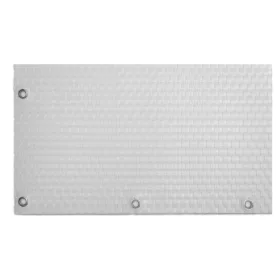 Polirattan belátásgátló szélfogó erkélyre 90x300 cm teraszra időjárásálló árnyékoló fehér szín rögzí