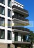 Polirattan anti-view windbreak for balcony 100x500 cm for terrace weatherproof shade black color with fasteners