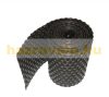 Polyrattan privacy tape 255 cm long 19 cm high black color Wind deflector that can be attached to a fence