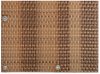 Polyrattan privacy screen windbreak for balcony 100x500 cm for terrace weatherproof shade two-tone sand color with fasteners