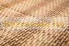 Polyrattan privacy tape 40 meter roll two-tone sand color fence windbreak 