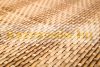 Polyrattan anti-view windbreak for balcony 90x500 cm for terrace weatherproof shade two-tone sand color with fasteners