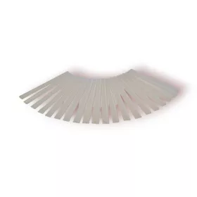   Kerítésbe fűzhető polirattan szalaghoz áttetsző színben 20 darab tartalék rögzítő klipsz szélfogóhoz 