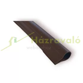   Kerítésbe fűzhető polirattan szalaghoz sötét barna színben 20 darab tartalék rögzítő klipsz szélfogóhoz