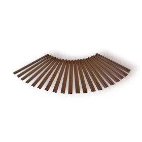   Kerítésbe fűzhető polirattan szalaghoz méz barna színben 20 darab tartalék rögzítő klipsz szélfogóhoz