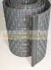 For polyrattan tape that can be attached to a fence in anthracite color 2 spare fixing clips for wind deflectors