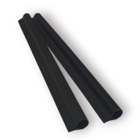   Kerítésbe fűzhető polirattan szalaghoz fekete színben 2 darab tartalék rögzítő klipsz szélfogóhoz