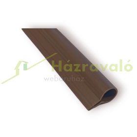   Kerítésbe fűzhető polirattan szalaghoz két tónusú barna színben 2 darab tartalék rögzítő klipsz szélfogóhoz