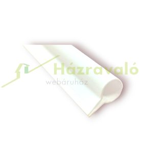   Kerítésbe fűzhető polirattan szalaghoz fehér színben 2 darab tartalék rögzítő klipsz szélfogóhoz 