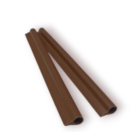   Kerítésbe fűzhető polirattan szalaghoz méz barna színben 2 darab tartalék rögzítő klipsz szélfogóhoz