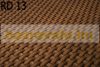 Polyrattan privacy tape 255 cm long 19 cm high honey color Wind deflector that can be attached to a fence
