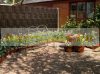 Polyrattan privacy tape 255 cm long 19 cm high honey color Wind deflector that can be attached to a fence